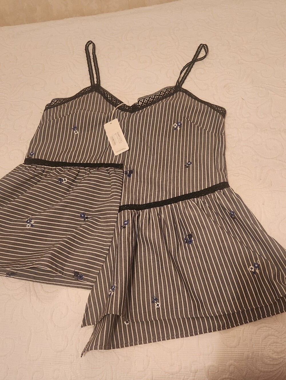 Gorgeous NWT CAS Cloth & Steel Asymmetric Peplum Camisole Top - $348 Retail MED